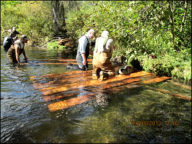 White River Steelheaders restoration work